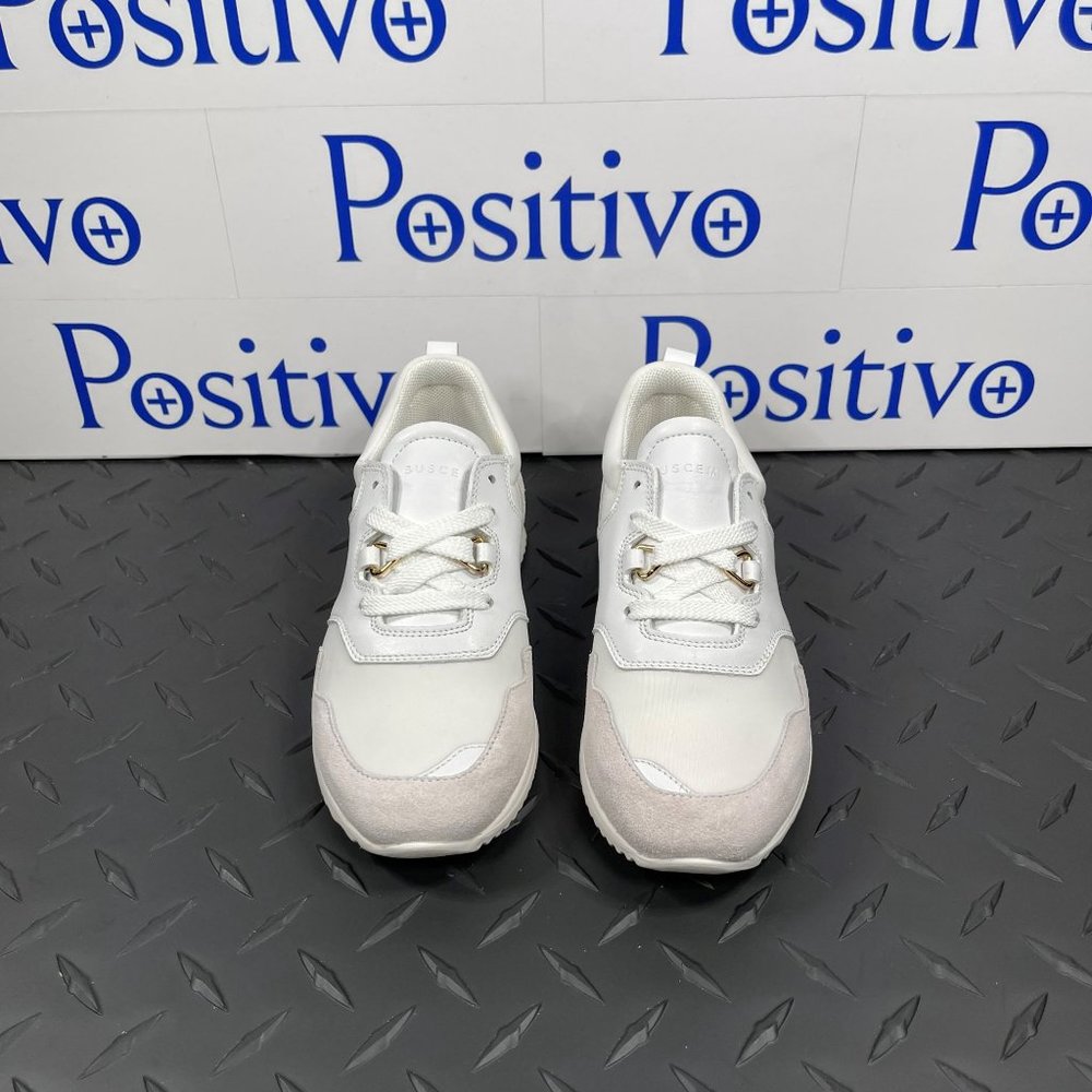 Buscemi Ventura Toddler White leather Sneakers EU 24 US 8 - Picture 3 of 6